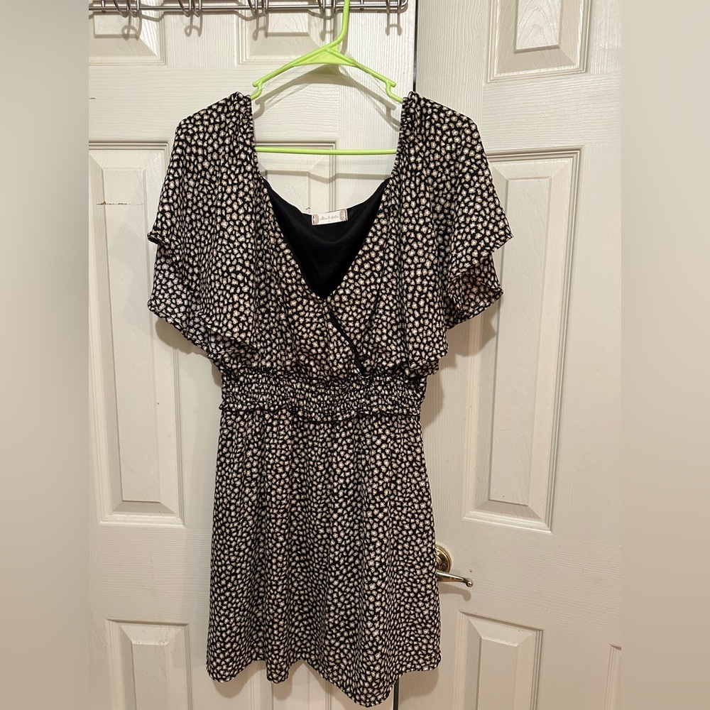 Large altered state black floral dress